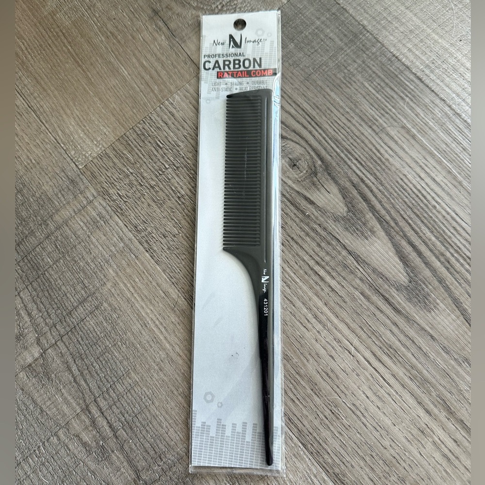 Professional Carbon Rattail Comb